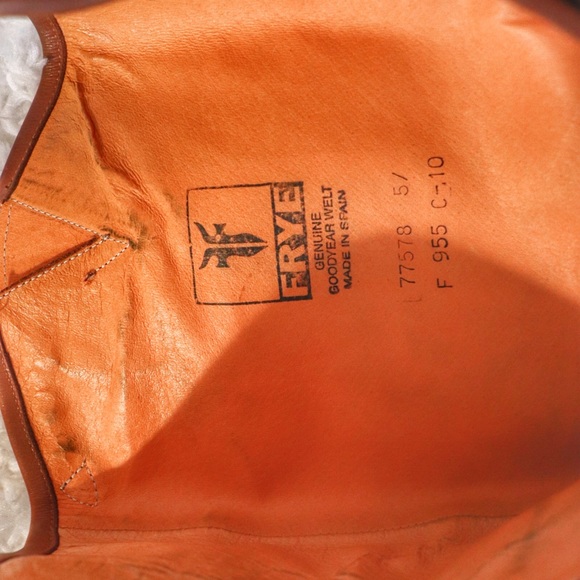 Frye Dorado Riding Boots Brown Cognac - Picture 5 of 6